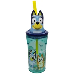 Rietjesbeker Bluey 3D Figuur, 360ml