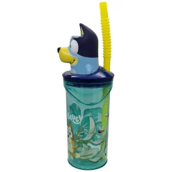 Rietjesbeker Bluey 3D Figuur, 360ml