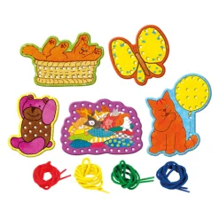 Rijgkaarten Set Dikkie Dik