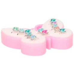 Ringenset in Vlinderdoosje, 12st.