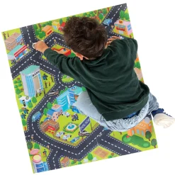 Roadstarblasters Verkeerskleed met Auto en Accessoires