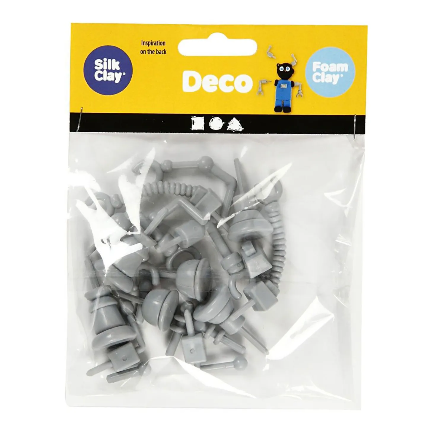 Robot Onderdelen Grijs, 19st.