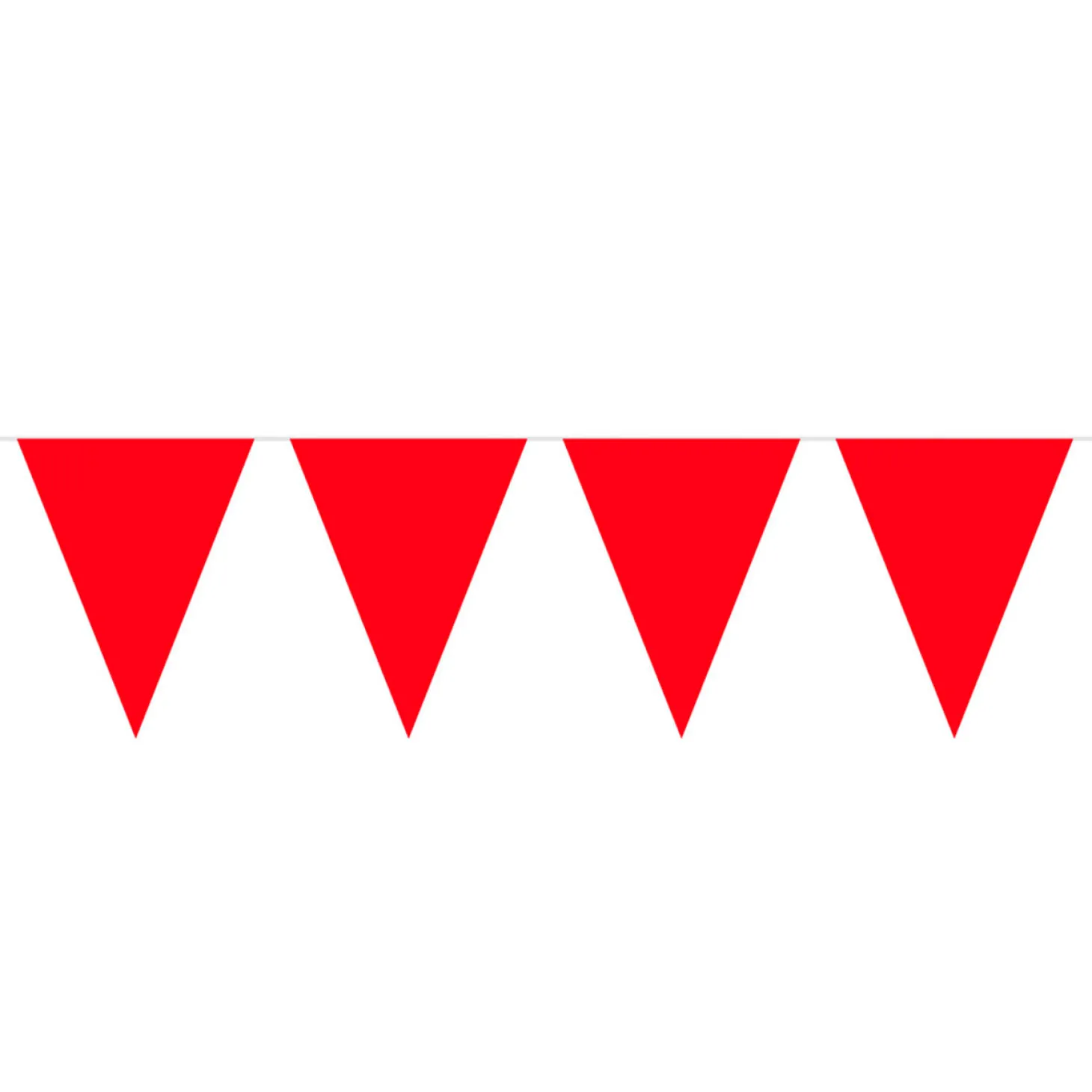 Rode Mini Vlaggenlijn, 3mtr.