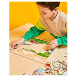 Rolf - Houten Inkijkpuzzel Vliegtuig - 60st.