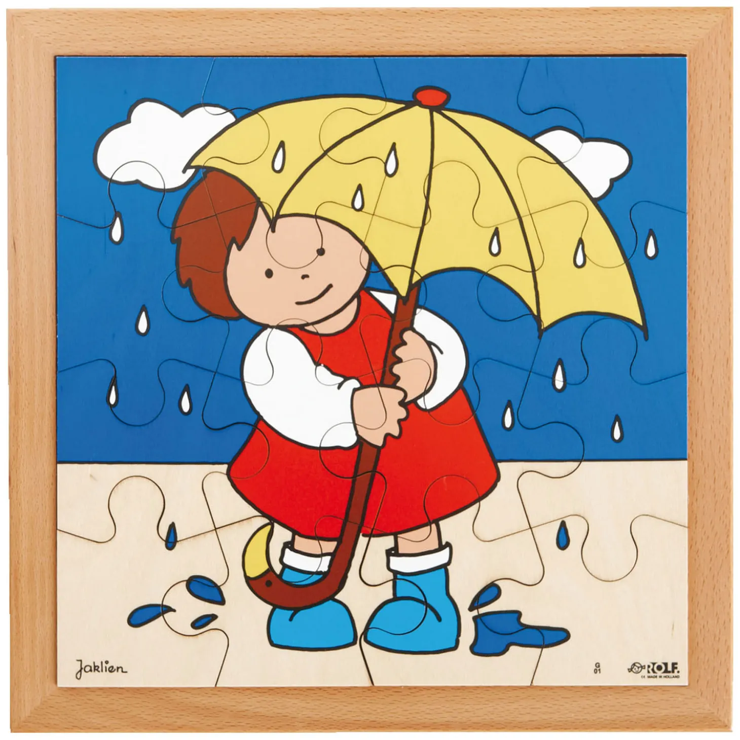 Rolf - Houten Legpuzzel Herfst, 16st.