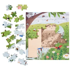 Rolf - Houten Legpuzzel Insectentuin, 72st.