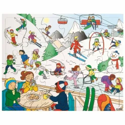 Rolf - Houten Legpuzzel Wintersport, 30st.