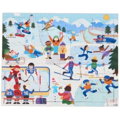 Rolf - Houten Legpuzzel Winterspelen, 72st.