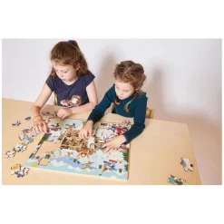 Rolf - Houten Legpuzzel Winterspelen, 72st.