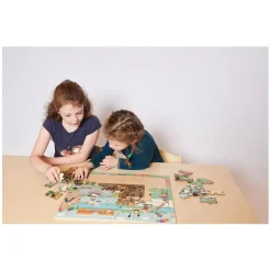 Rolf - Houten Legpuzzel Winterspelen, 72st.