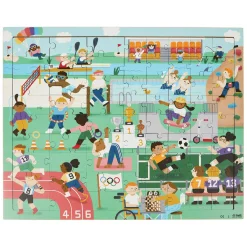 Rolf - Houten Legpuzzel Zomerspelen, 72st.