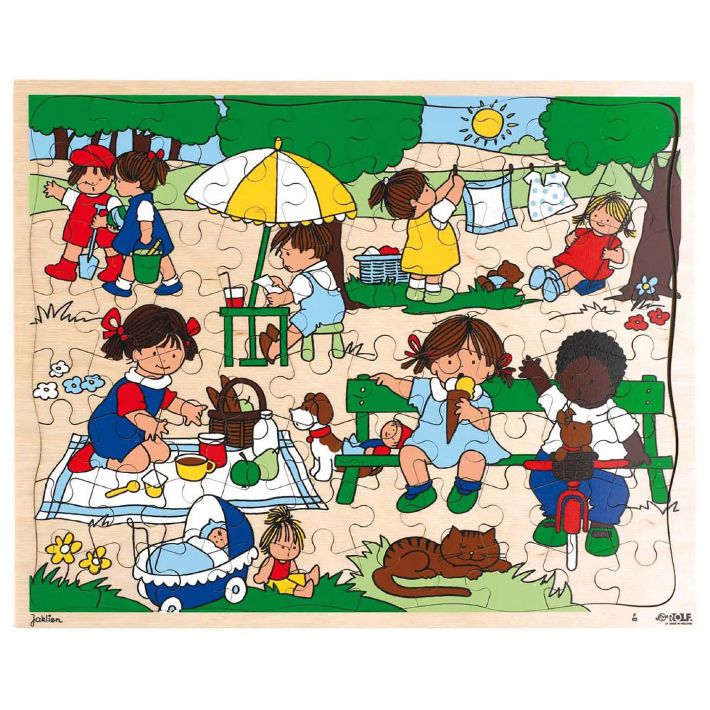 Rolf - Houten legpuzzel Zomer - 80st.