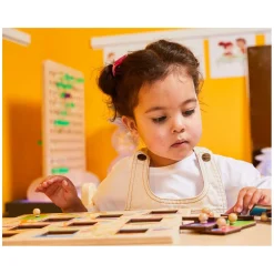 Rolf - Houten Noppenpuzzel Vogelhuisjes, 10st.