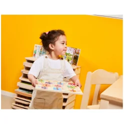 Rolf - Houten Noppenpuzzel Vogelhuisjes, 10st.