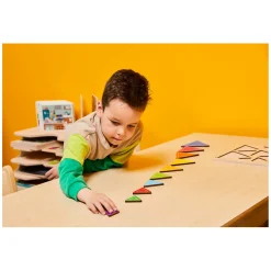 Rolf - Relief Houten Vormenpuzzel Ontdek Driekhoeken, 10st.