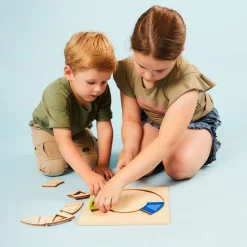 Rolf - Relief Puzzel Ontdek de kleur en Vorm Regenboogkring, 16st.