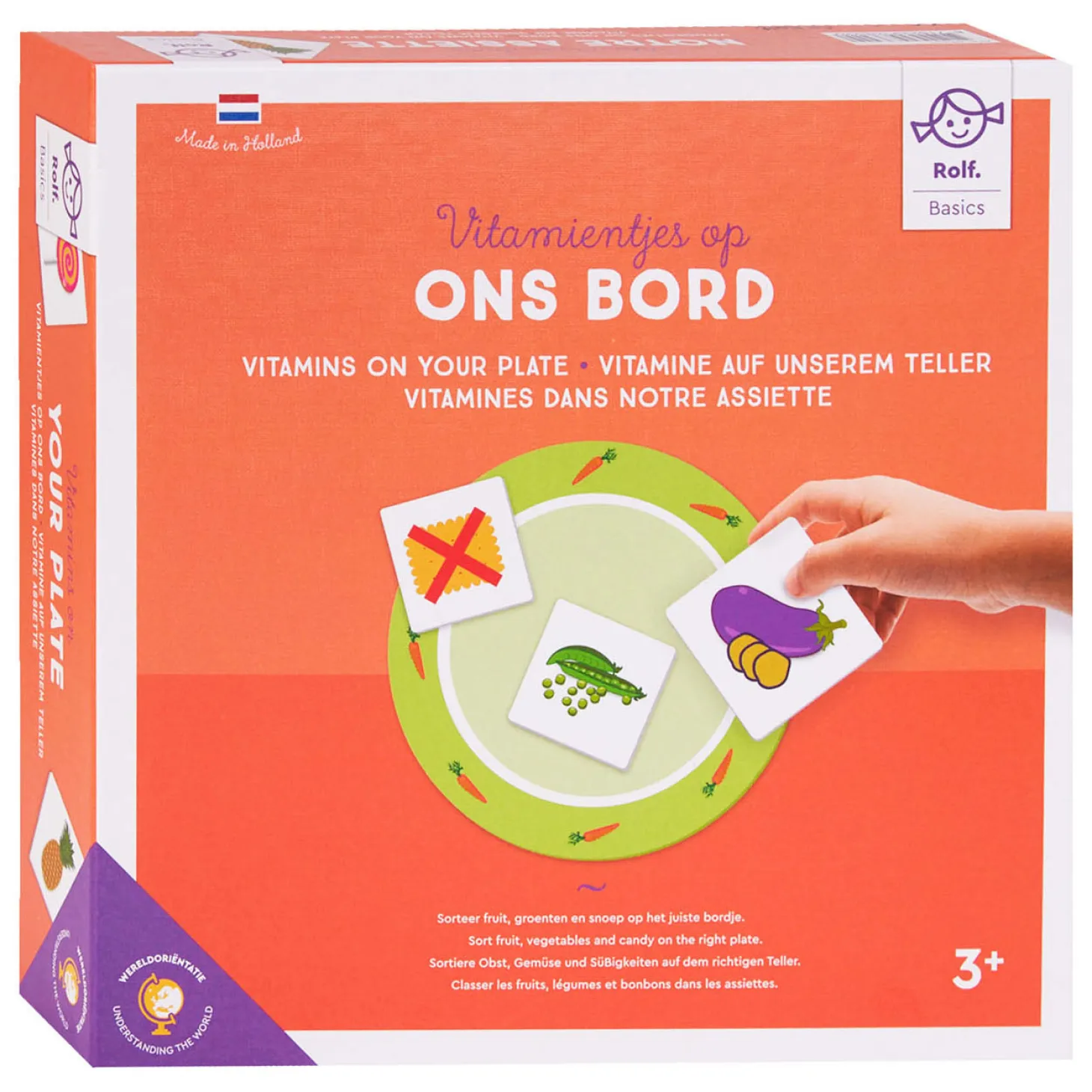 Rolf Basics - Vitamientjes op ons bord Memo en Sorteerspel