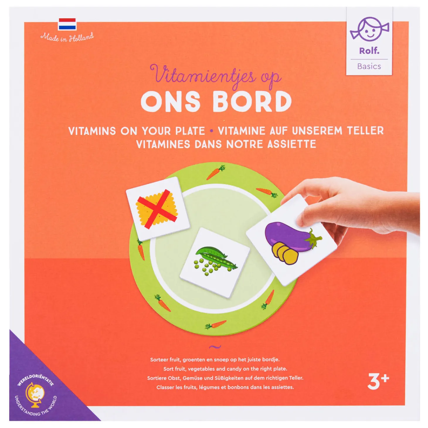 Rolf Basics - Vitamientjes op ons bord Memo en Sorteerspel