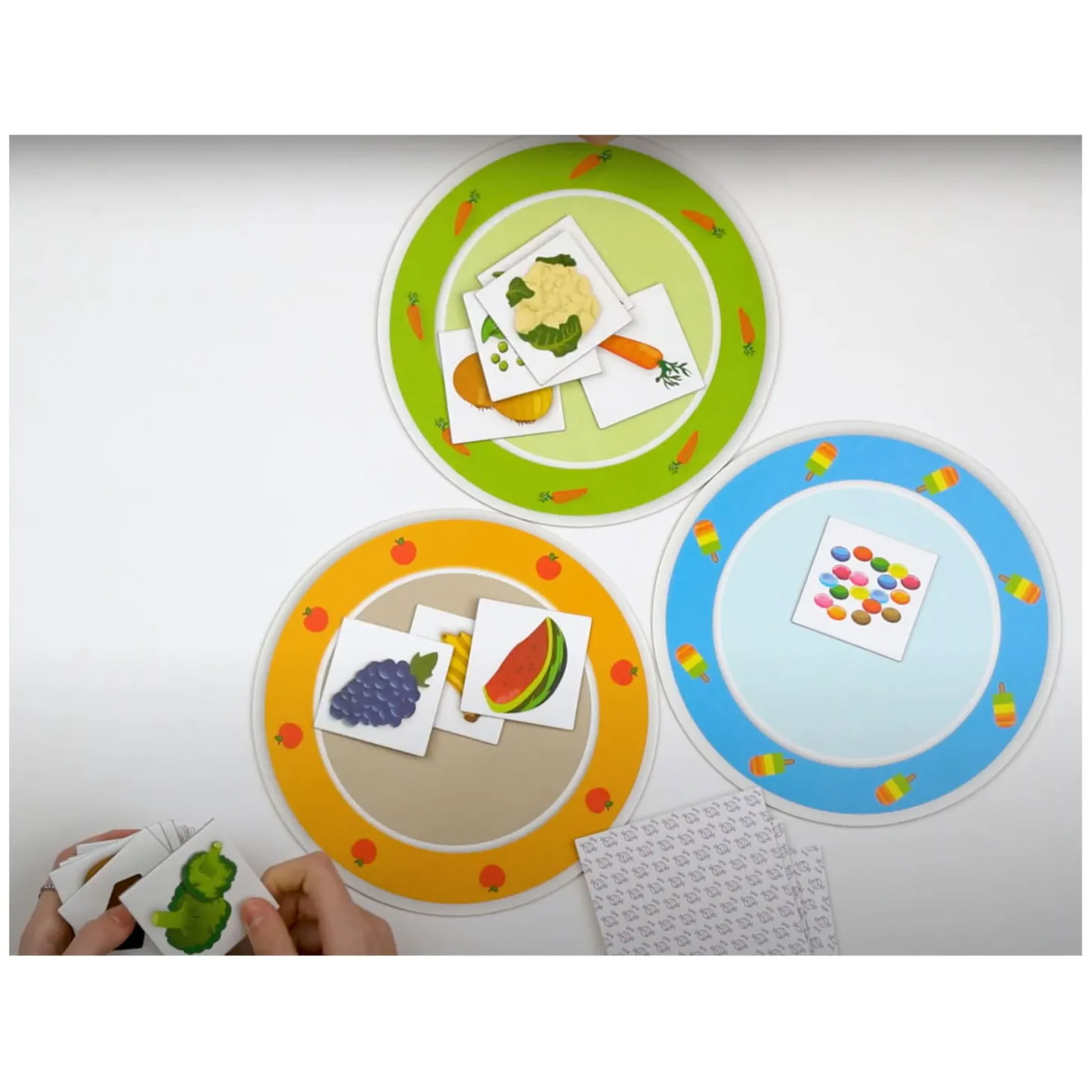 Rolf Basics - Vitamientjes op ons bord Memo en Sorteerspel