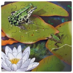 Rolf Connect - Groei en 4 Lagenpuzzel Hout Kikker, 86st.