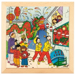 Rolf Connect - Houten Legpuzzel Chinees Nieuwjaar - 36st.