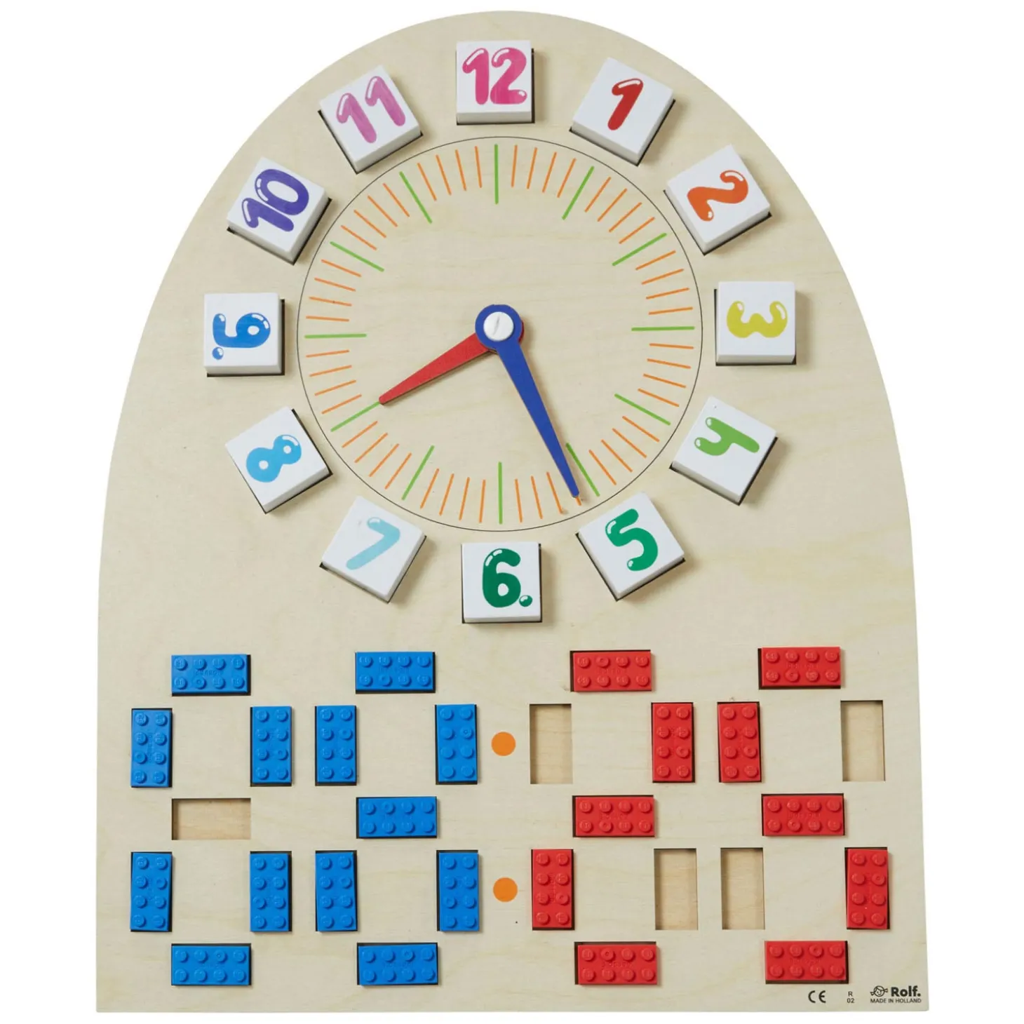 Rolf More - Houten Leerklok Spelen met Tijd