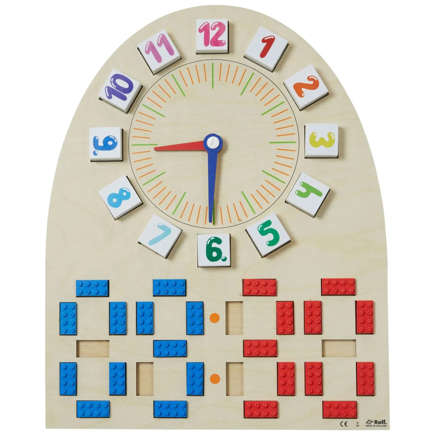 Rolf More - Houten Leerklok Spelen met Tijd