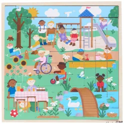 Rolf More - Houten Puzzel  Spelen met Lengte