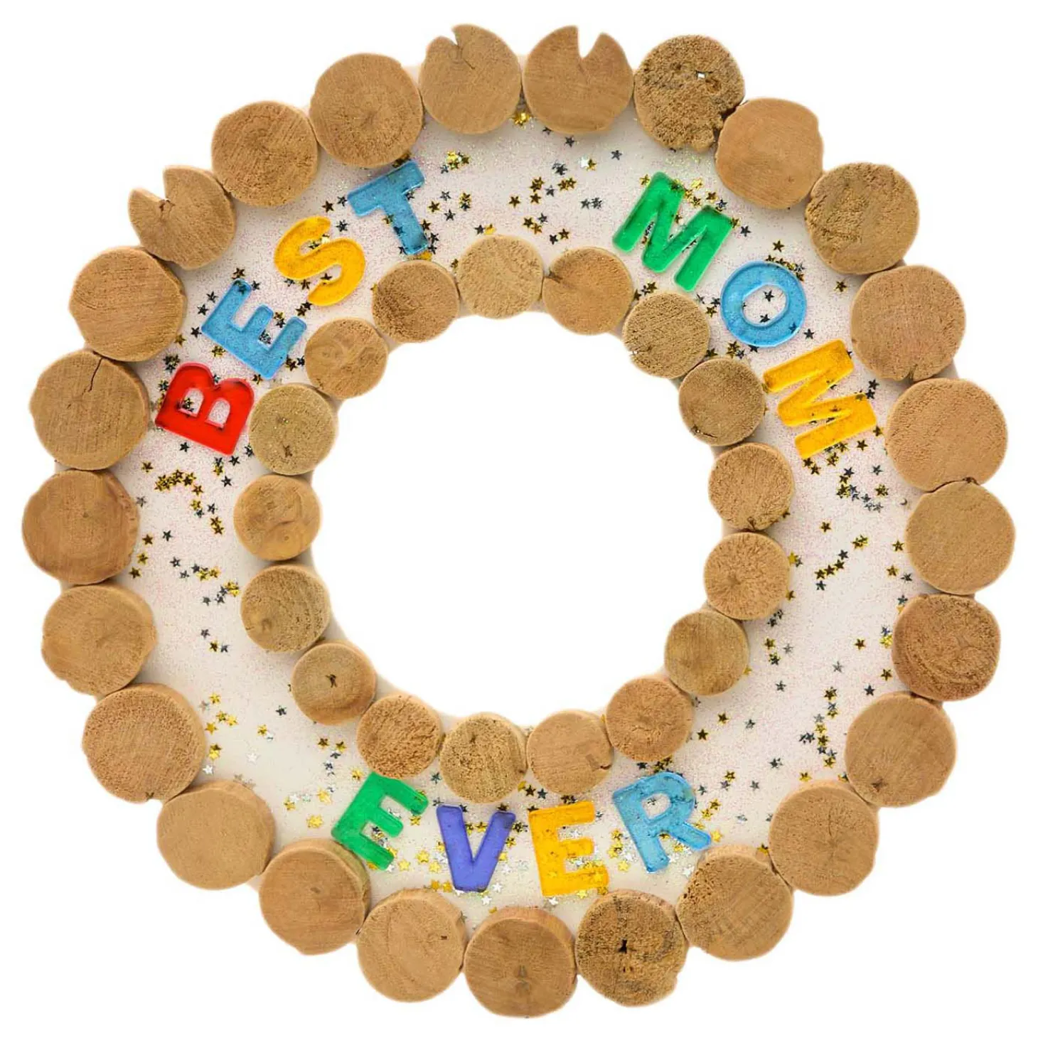 Ronde Houtschijfjes Klein - 1 kg