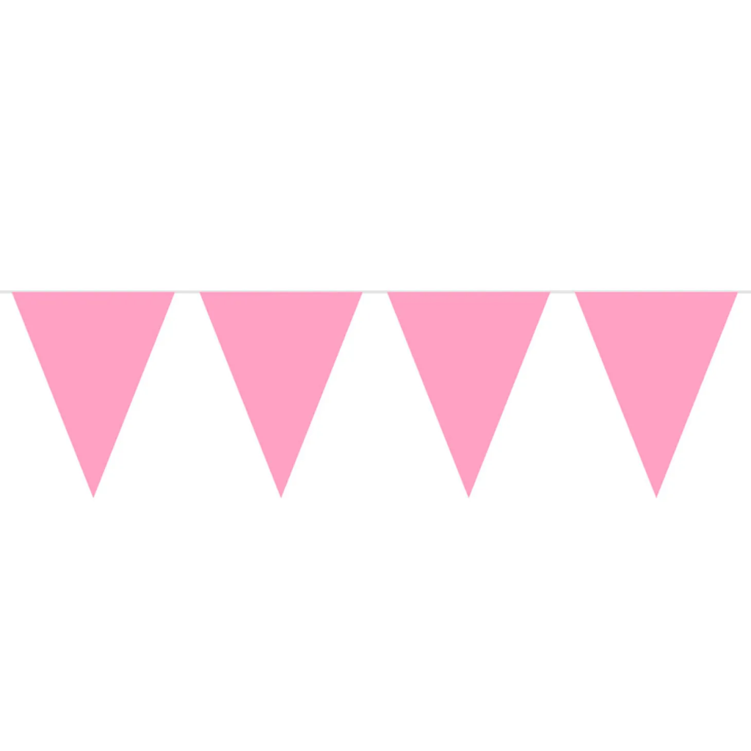 Roze Mini Vlaggenlijn, 3mtr.