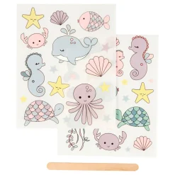 Rub-On Stickers Oceaan, 2 Vellen
