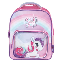 Rugzak Eenhoorn met Transparante Voorzak