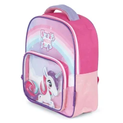 Rugzak Eenhoorn met Transparante Voorzak