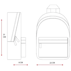 Rugzak Pret Think Happy Thoughts Walvis