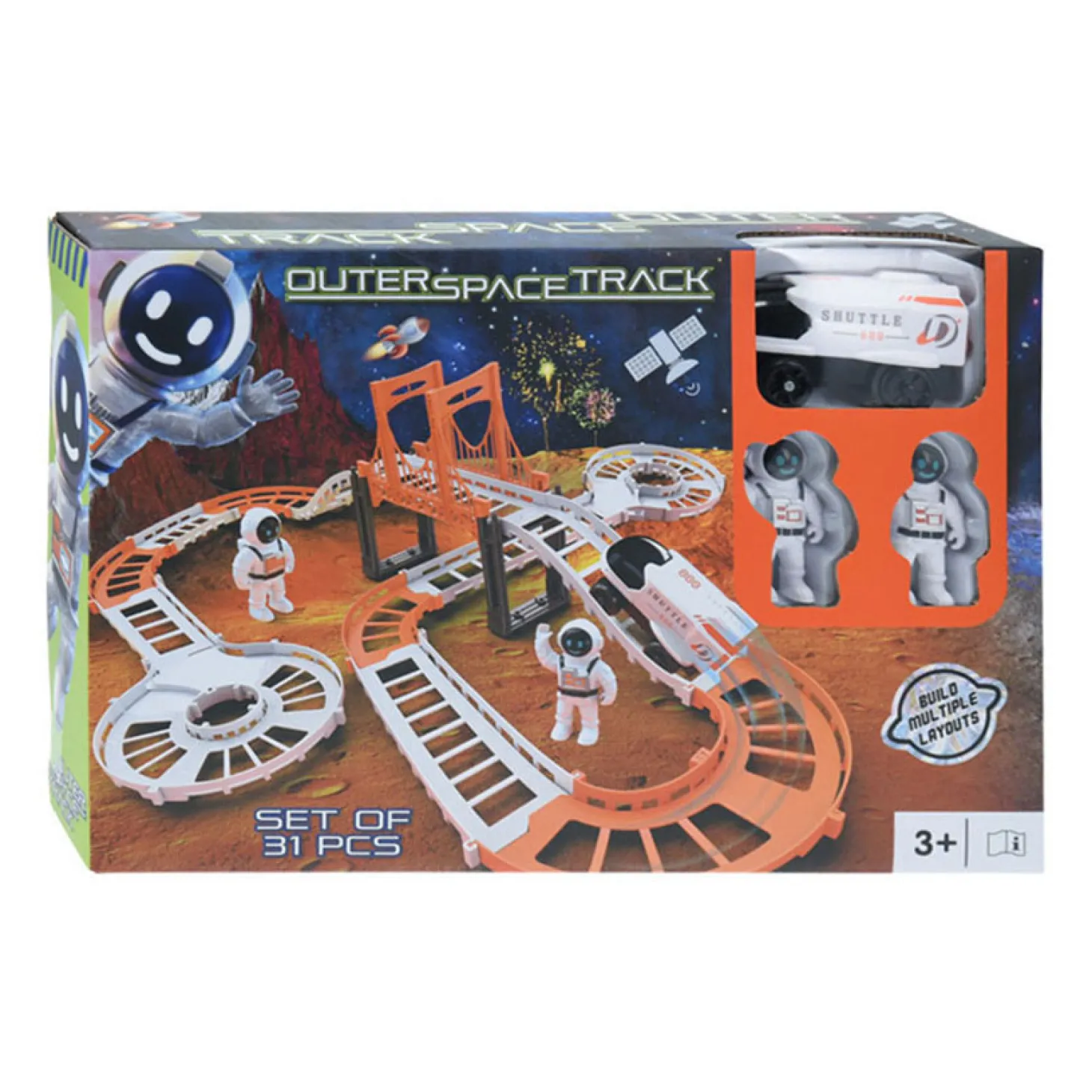 Ruimte Racebaan Speelset, 31dlg.