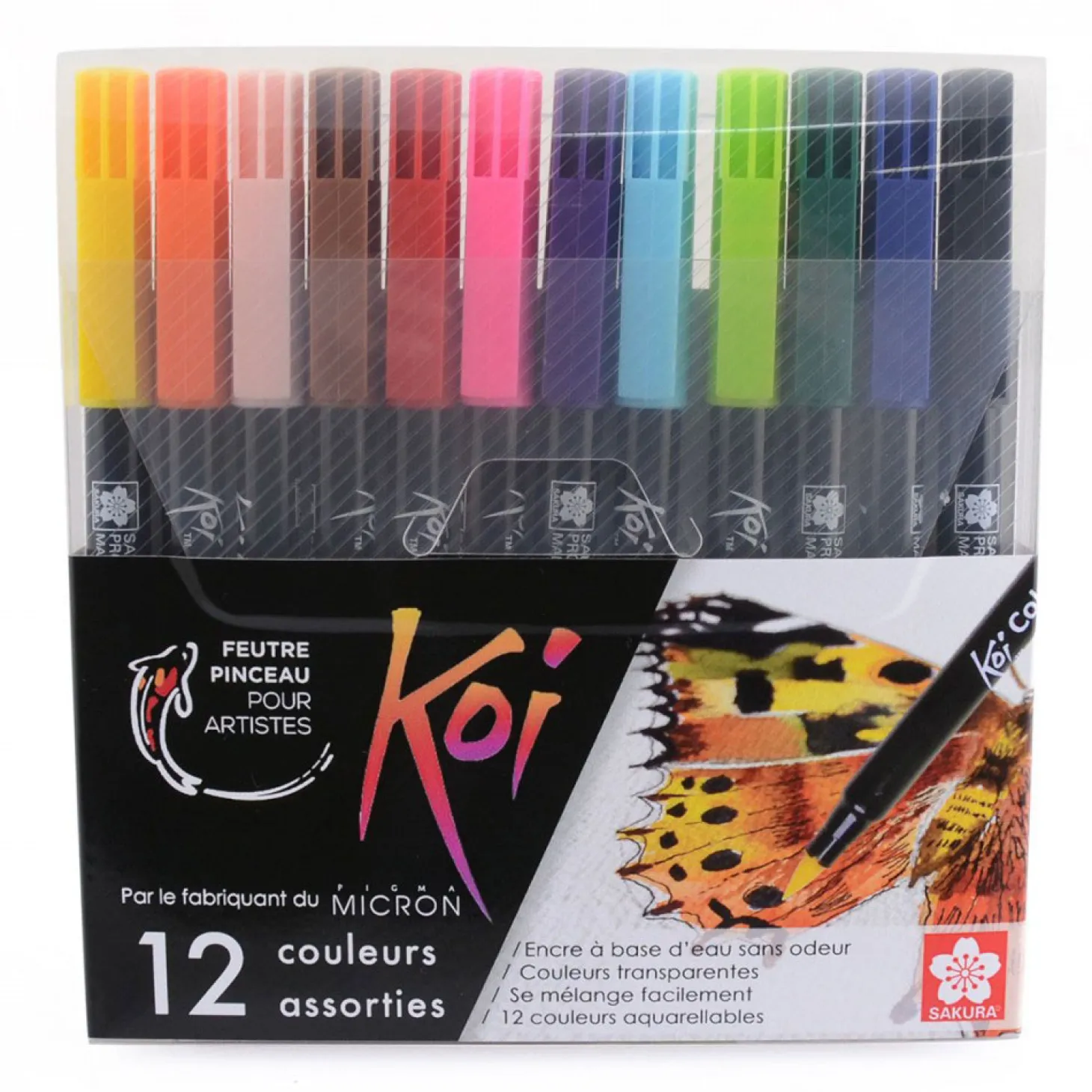 Sakura Koi Color Brush Penseelstiften Set, 12dlg.