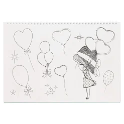 Schetsblok Zeemeermin met Stickers