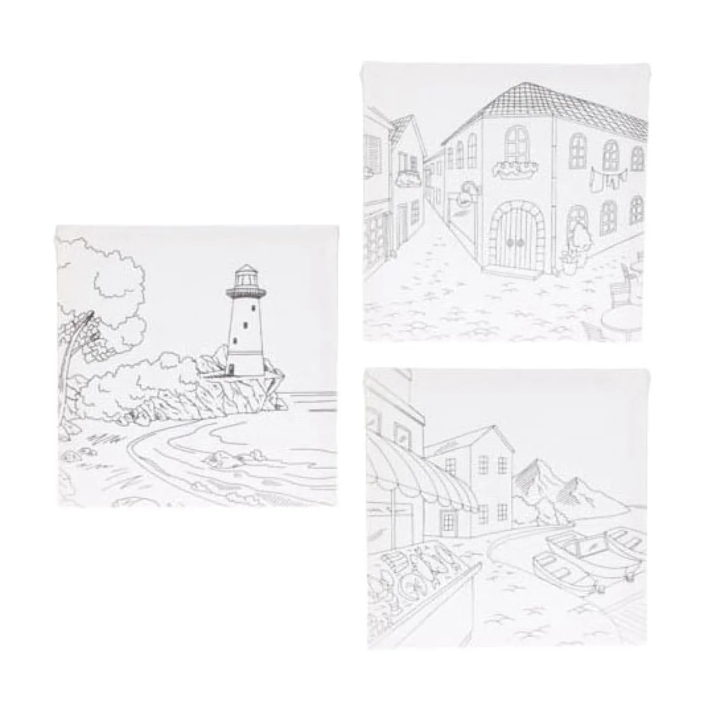 Schilderset met Canvas, 12dlg.