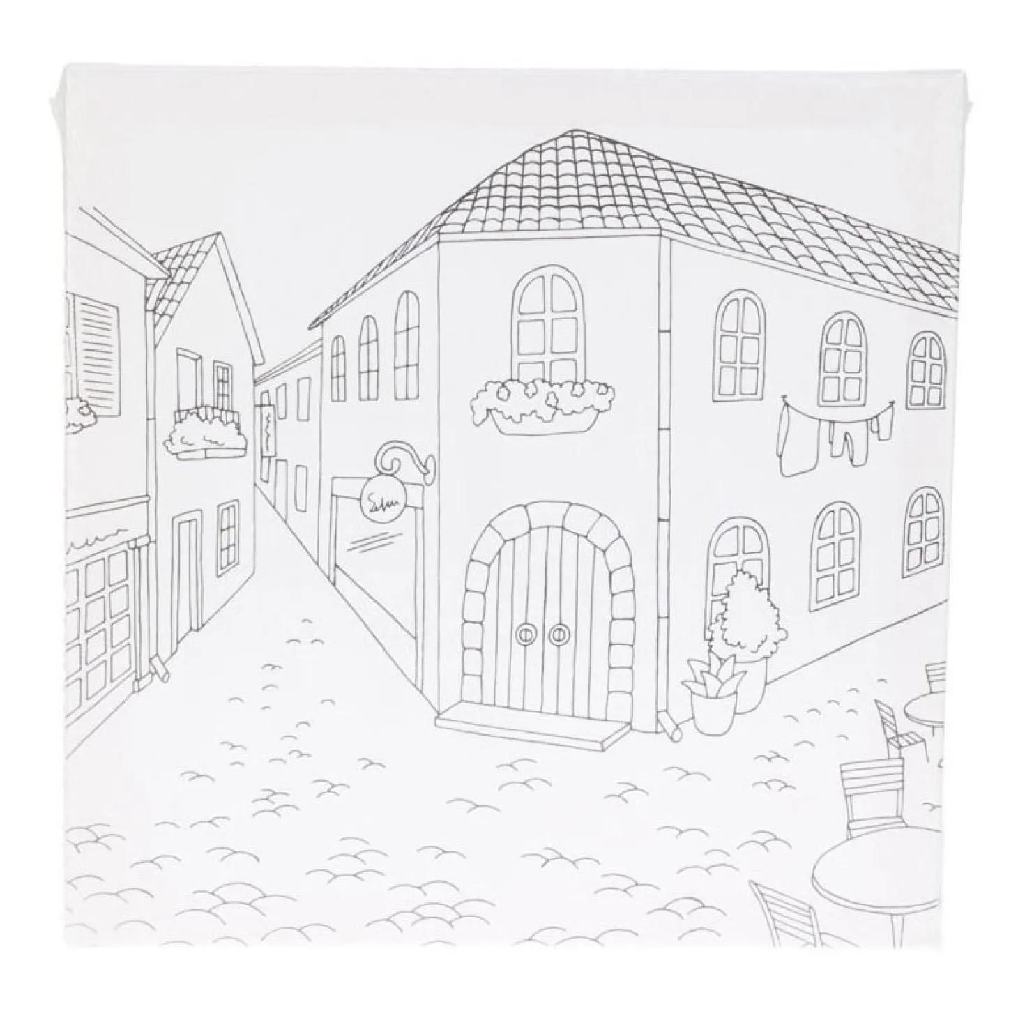 Schilderset met Canvas, 12dlg.