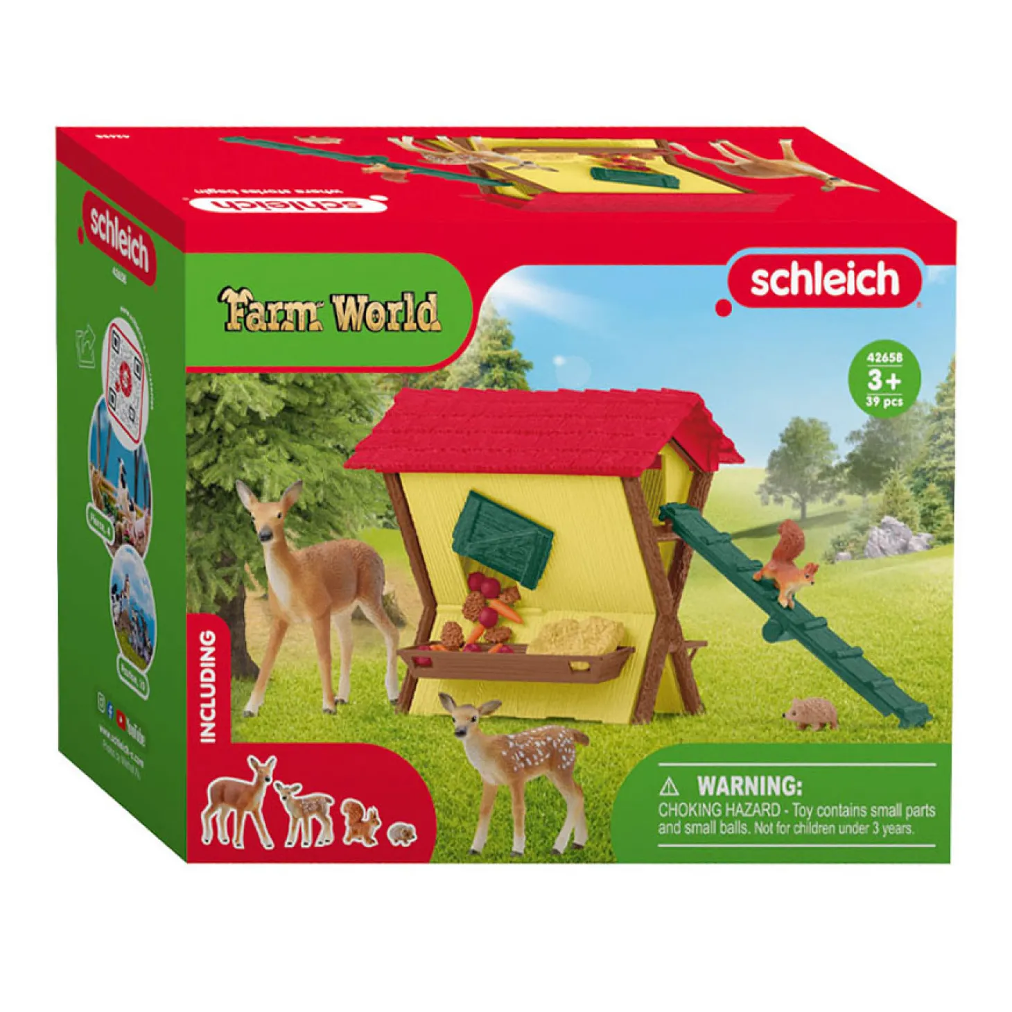 schleich FARM WORLD De Bosdieren Voeren 42658