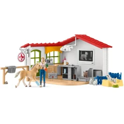 schleich FARM WORLD Dierenartspraktijk met Dieren 42502