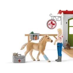 schleich FARM WORLD Dierenartspraktijk met Dieren 42502