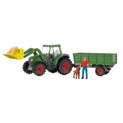 schleich FARM WORLD Tractor met Aanhanger 42608