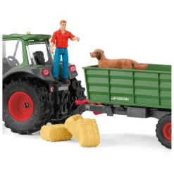 schleich FARM WORLD Tractor met Aanhanger 42608
