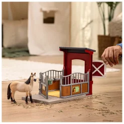 schleich HORSE CLUB Ponybox met Mustangmerrie 42724