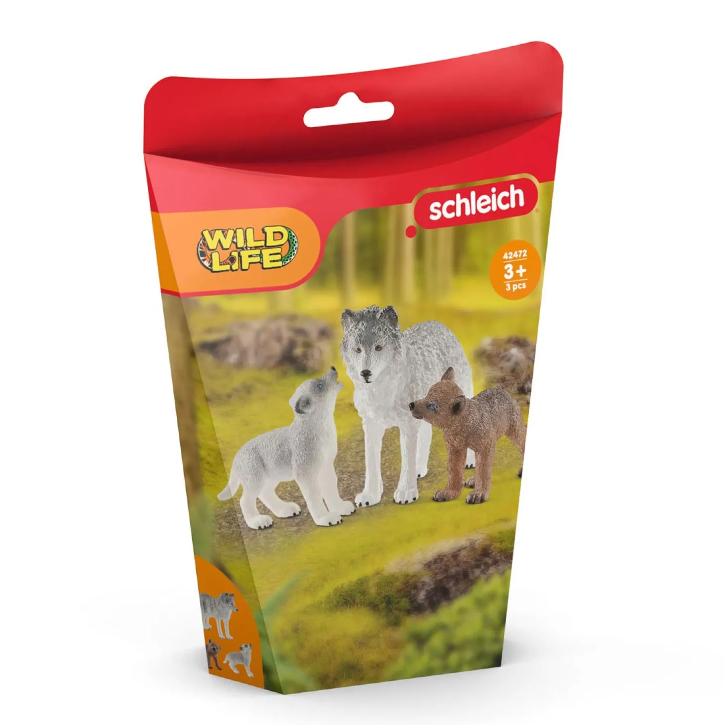 schleich WILD LIFE Wolvin met Wolvenwelpen 42472