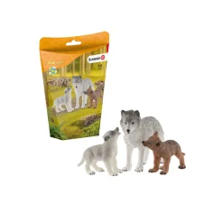 schleich WILD LIFE Wolvin met Wolvenwelpen 42472