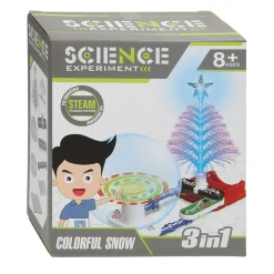 Science Experiment Gekleurde Sneeuw  3in1