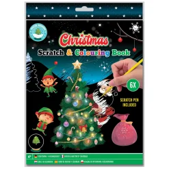 Scratch- en Kleurboek Kerst