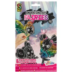 Scratch Set Magneten Feeën, 10st.